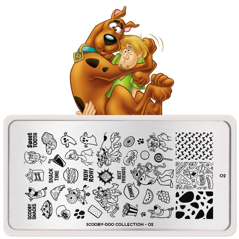Scooby-Doo! 02 ✦ Nail Stamping Plate