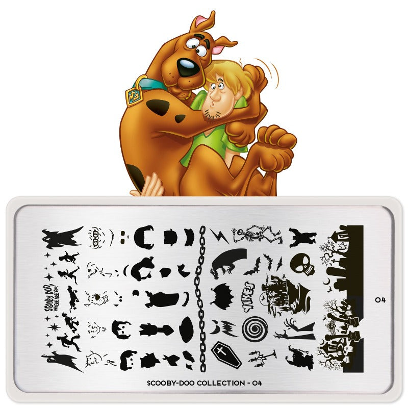 Scooby-Doo! 04 ✦ Nail Stamping Plate