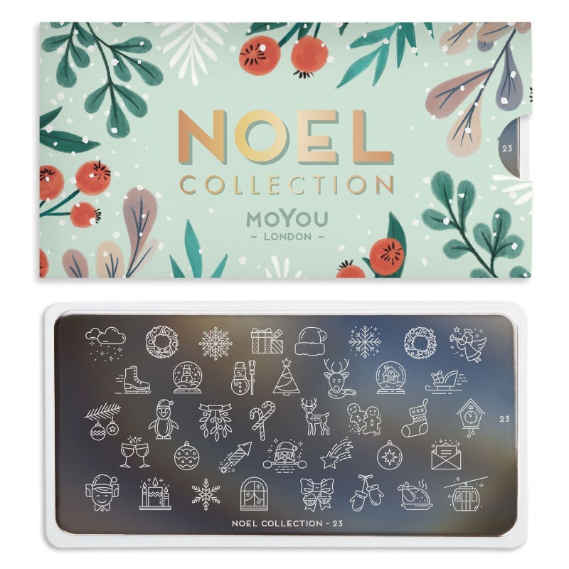 Noel 23 ✦ Nail Stamping Plate