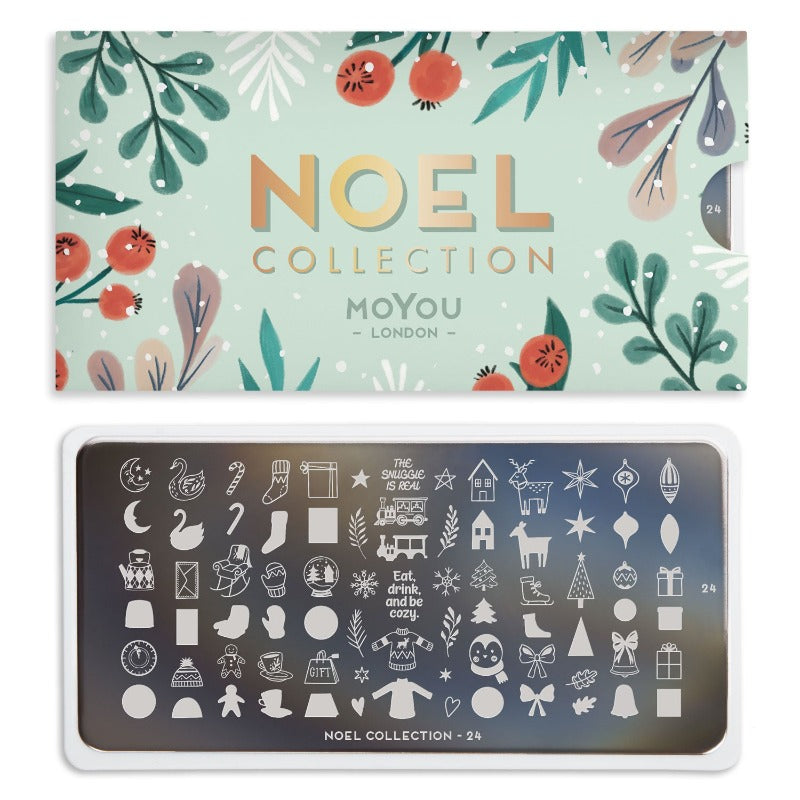 Noel 24 ✦ Nail Stamping Plate