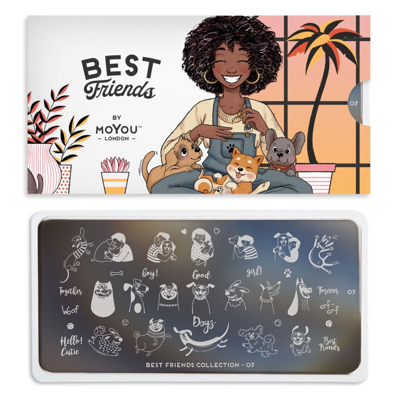 Best Friends 07 ✦ Nail Stamping Plate