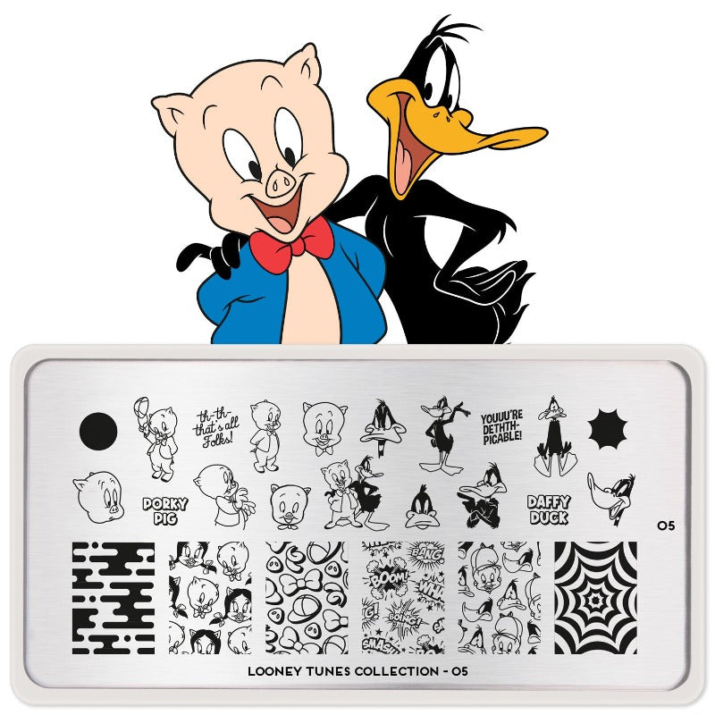 Looney Tunes 05 ✦ Nail Stamping Plate