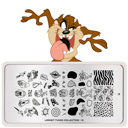Looney Tunes 12 ✦ Nail Stamping Plate