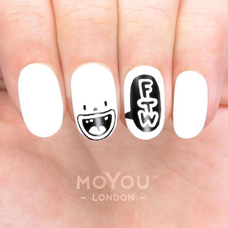 Amit x MYL 03-Stamping Nail Art Stencils-[stencil]-[manicure]-[image-plate]-MoYou London