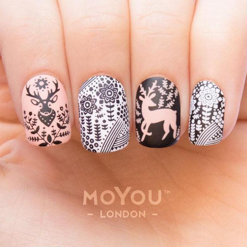 Animal 12-Stamping Nail Art Stencils-[stencil]-[manicure]-[image-plate]-MoYou London