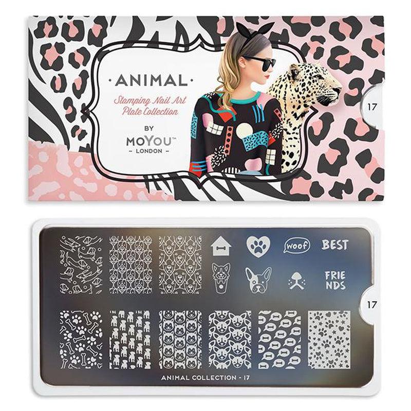 Animal 17-Stamping Nail Art Stencils-[stencil]-[manicure]-[image-plate]-MoYou London