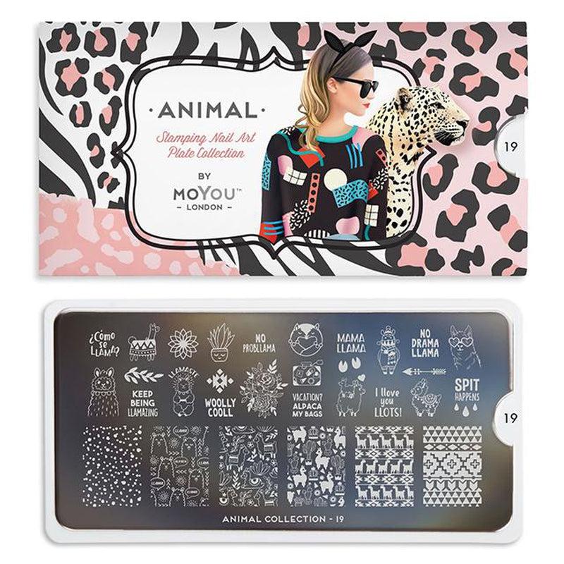 Animal 19-Stamping Nail Art Stencils-[stencil]-[manicure]-[image-plate]-MoYou London