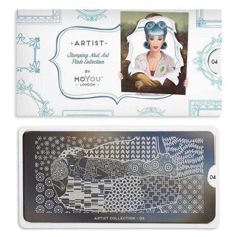 Artist 04-Stamping Nail Art Stencils-[stencil]-[manicure]-[image-plate]-MoYou London