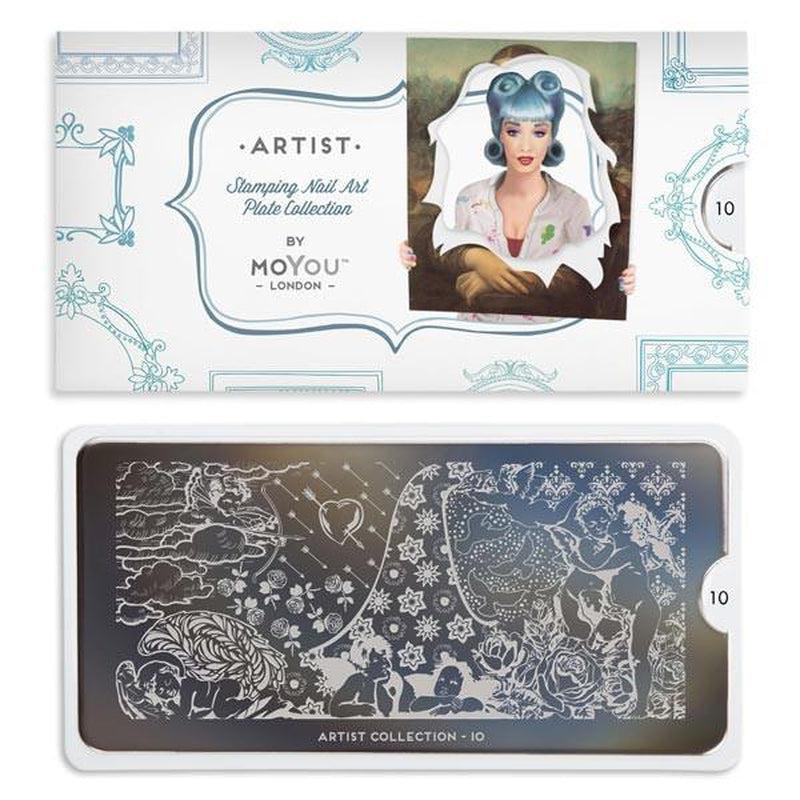 Artist 10-Stamping Nail Art Stencils-[stencil]-[manicure]-[image-plate]-MoYou London