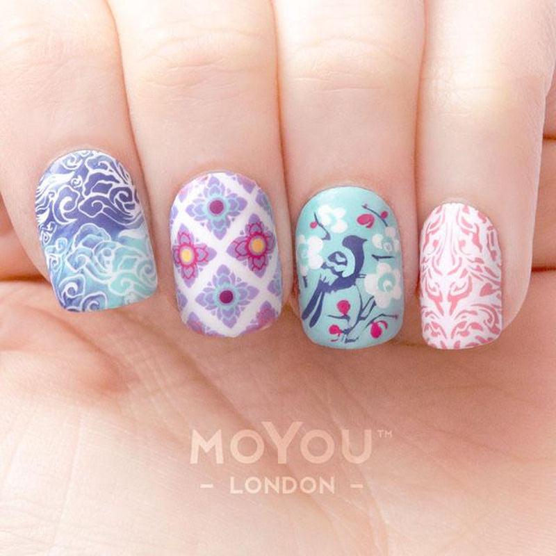 Asia 01-Stamping Nail Art Stencils-[stencil]-[manicure]-[image-plate]-MoYou London