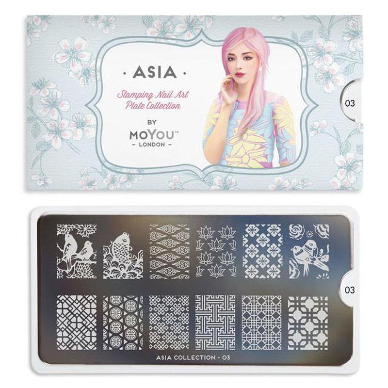 Asia 03-Stamping Nail Art Stencils-[stencil]-[manicure]-[image-plate]-MoYou London