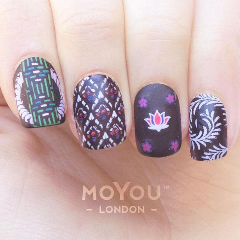 Asia 11-Stamping Nail Art Stencils-[stencil]-[manicure]-[image-plate]-MoYou London