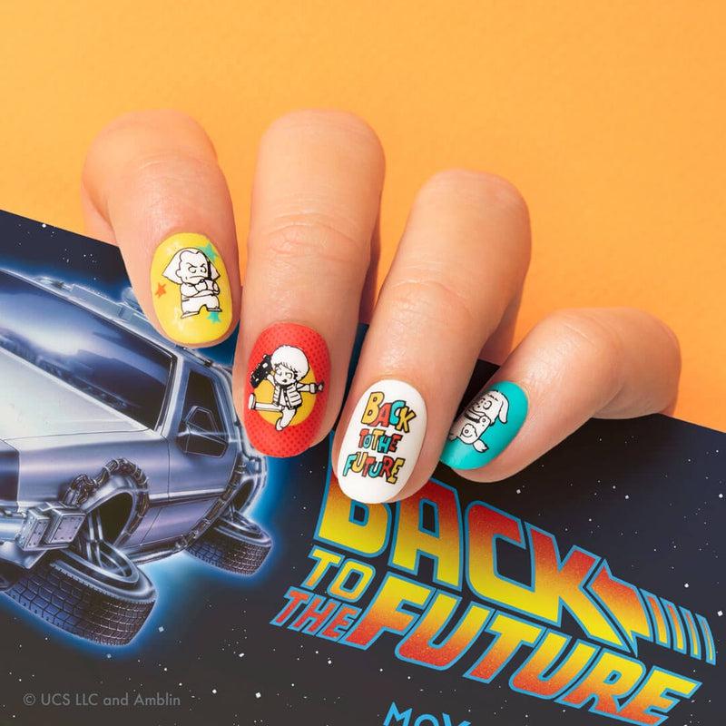 Back to the Future 05 ✦ Special Edition Nail Art Stencils MoYou London 