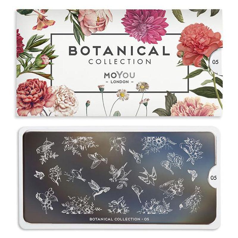 Botanical 05-Nail Art Stencils-[stencil]-[manicure]-[image-plate]-MoYou London
