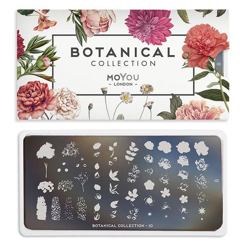 Botanical 10-Nail Art Stencils-[stencil]-[manicure]-[image-plate]-MoYou London