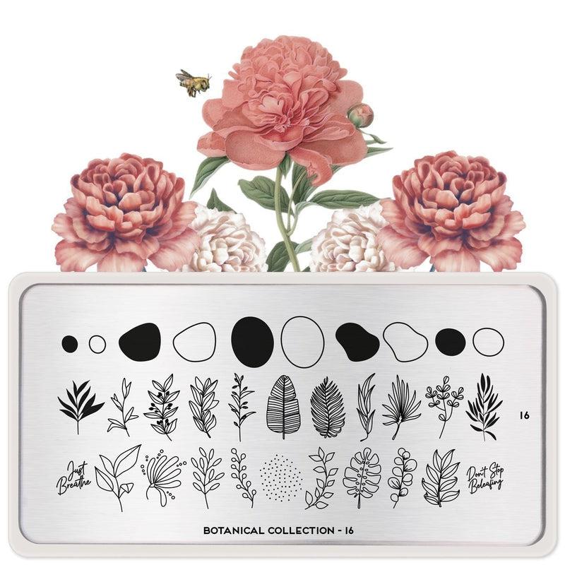 Botanical 16-Nail Art Stencils-[stencil]-[manicure]-[image-plate]-MoYou London