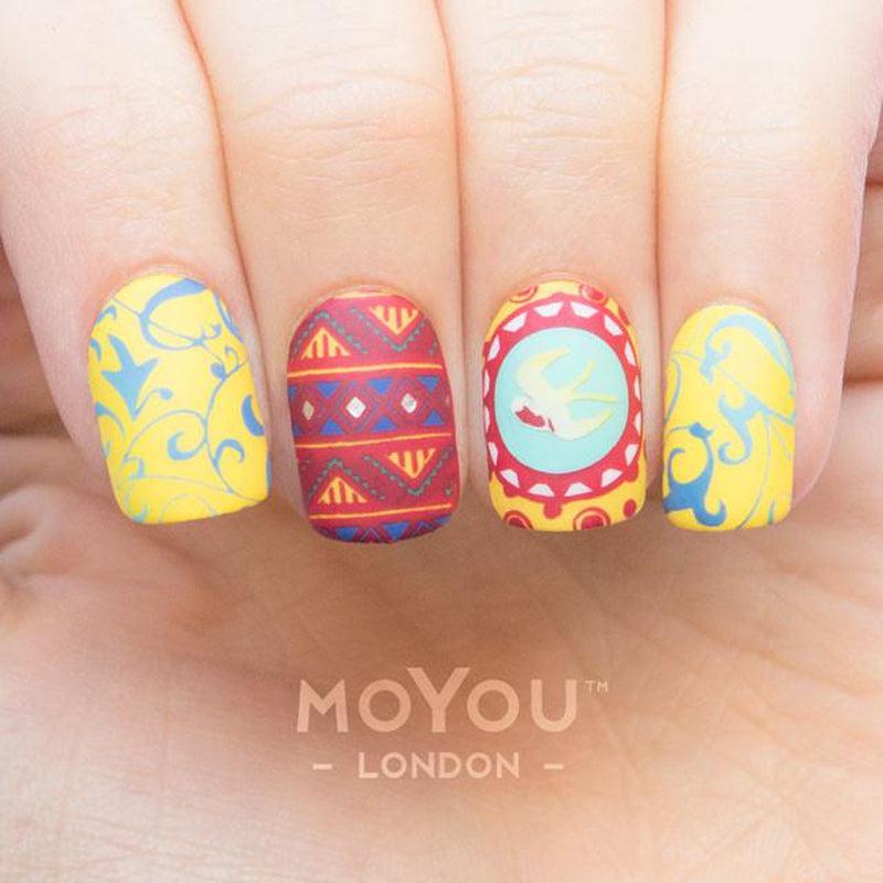 Circus 07-Stamping Nail Art Stencil-[stencil]-[manicure]-[image-plate]-MoYou London