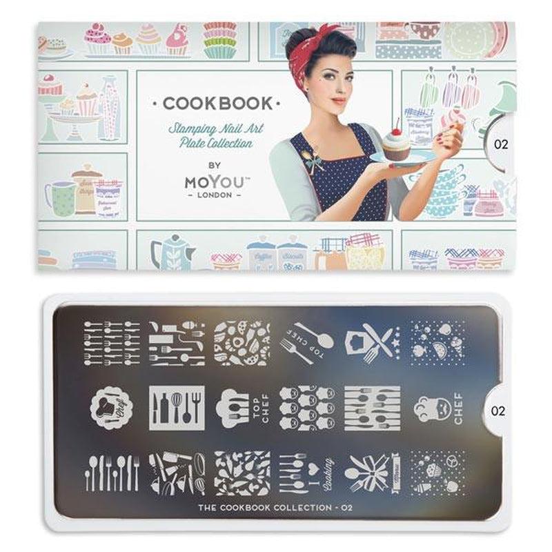 Cook Book 02-Stamping Nail Art Stencil-[stencil]-[manicure]-[image-plate]-MoYou London