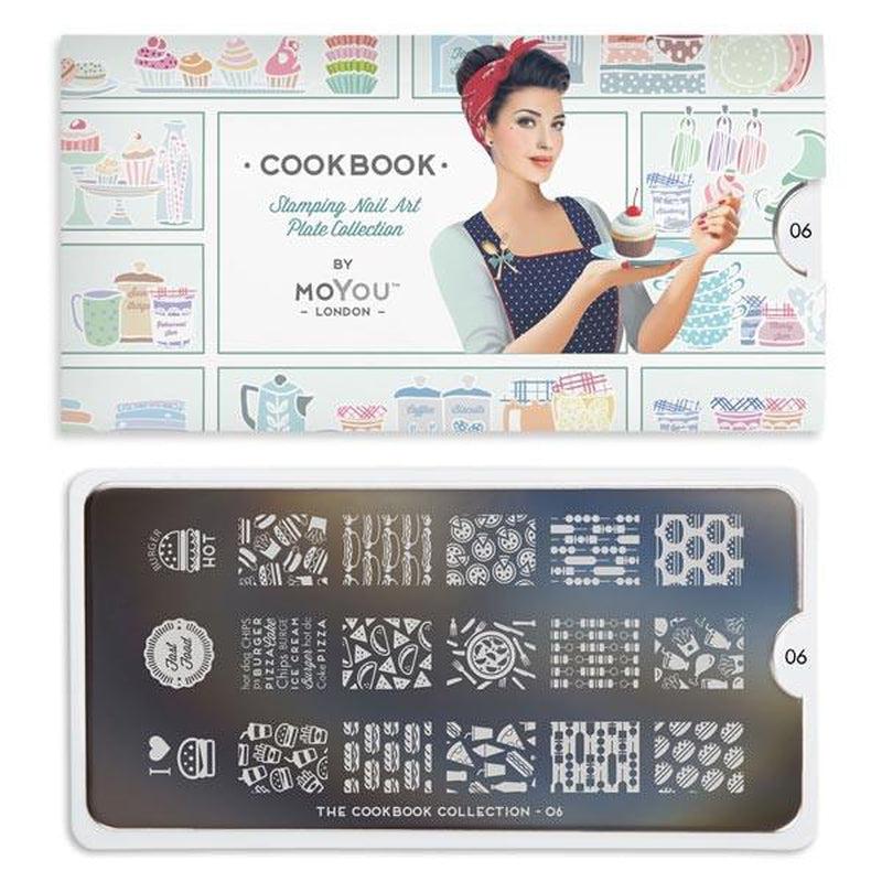 Cook Book 06-Stamping Nail Art Stencil-[stencil]-[manicure]-[image-plate]-MoYou London