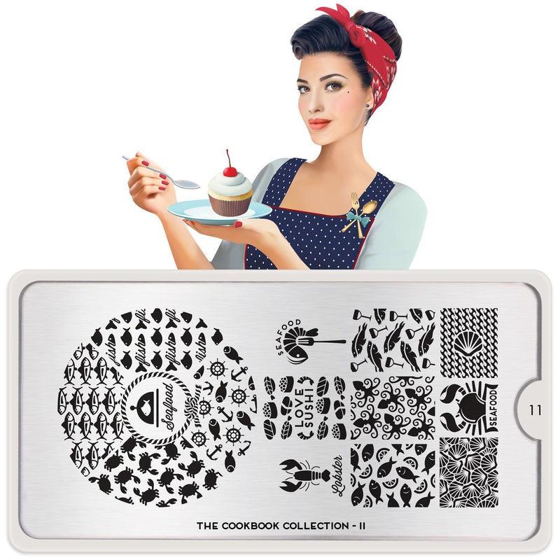 Cook Book 11-Stamping Nail Art Stencil-[stencil]-[manicure]-[image-plate]-MoYou London