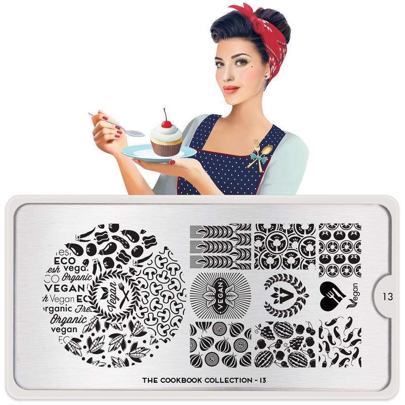 Cook Book 13-Stamping Nail Art Stencil-[stencil]-[manicure]-[image-plate]-MoYou London