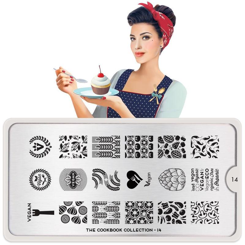 Cook Book 14-Stamping Nail Art Stencil-[stencil]-[manicure]-[image-plate]-MoYou London
