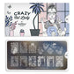 Crazy Cat Lady 04-Stamping Nail Art Stencil-[stencil]-[manicure]-[image-plate]-MoYou London