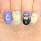 Crazy Cat Lady 06-Stamping Nail Art Stencil-[stencil]-[manicure]-[image-plate]-MoYou London