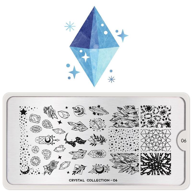 Crystal 06-Stamping Nail Art Stencil-[stencil]-[manicure]-[image-plate]-MoYou London