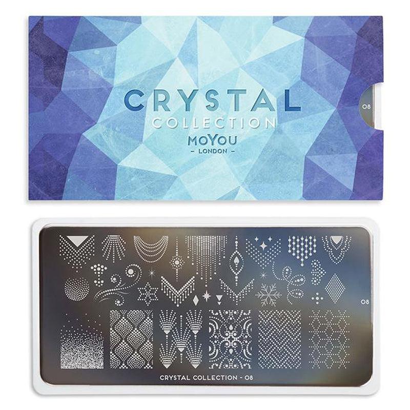 Crystal 08-Stamping Nail Art Stencil-[stencil]-[manicure]-[image-plate]-MoYou London