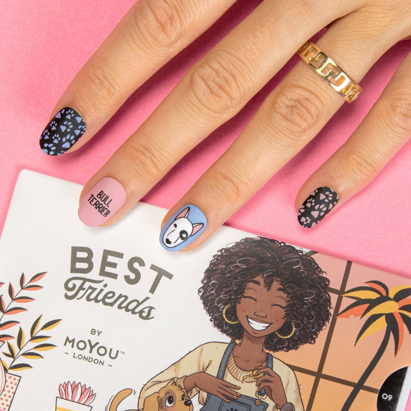 Best Friends 08 ✦ Nail Stamping Plate