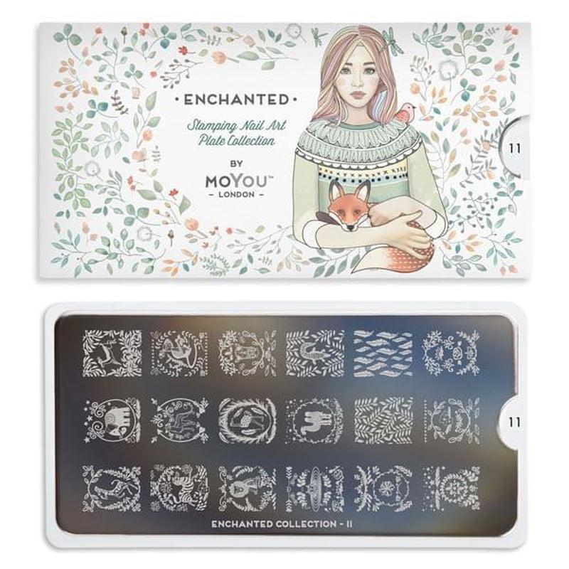 Enchanted 11-Stamping Nail Art Stencil-[stencil]-[manicure]-[image-plate]-MoYou London