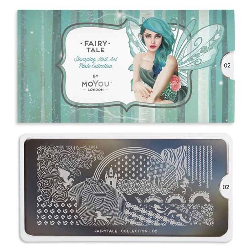 Fairytale 02-Stamping Nail Art Stencil-[stencil]-[manicure]-[image-plate]-MoYou London
