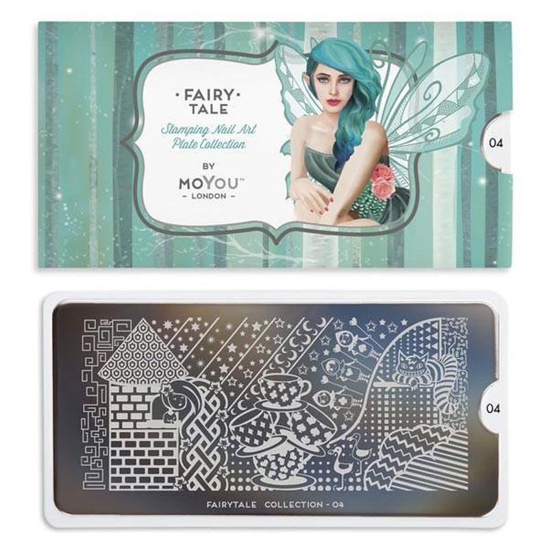 Fairytale 04-Stamping Nail Art Stencil-[stencil]-[manicure]-[image-plate]-MoYou London