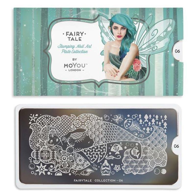 Fairytale 06-Stamping Nail Art Stencil-[stencil]-[manicure]-[image-plate]-MoYou London