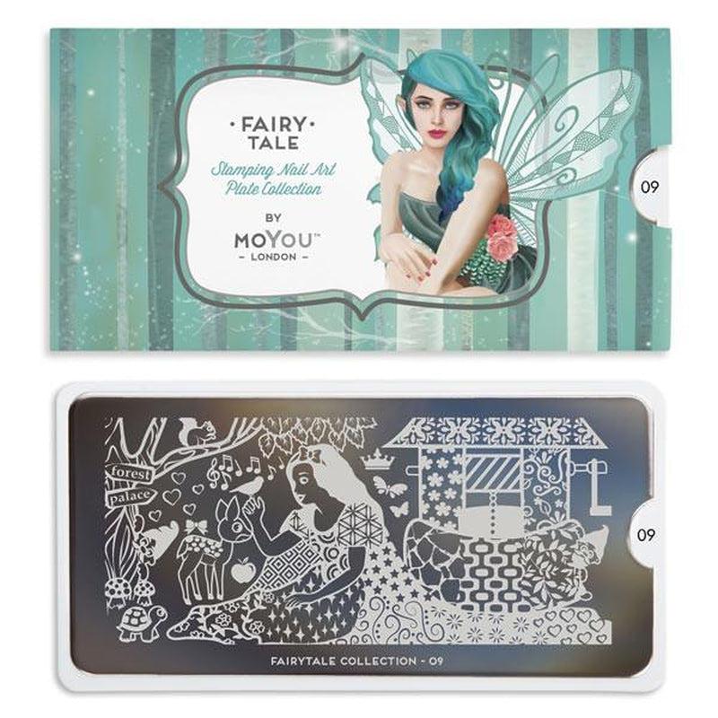Fairytale 09-Stamping Nail Art Stencil-[stencil]-[manicure]-[image-plate]-MoYou London
