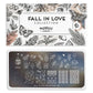 Fall in Love 08-Stamping Nail Art Stencil-[stencil]-[manicure]-[image-plate]-MoYou London