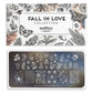 Fall in Love 10-Stamping Nail Art Stencil-[stencil]-[manicure]-[image-plate]-MoYou London