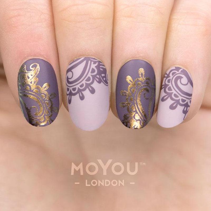 Fashionista 06-Stamping Nail Art Stencil-[stencil]-[manicure]-[image-plate]-MoYou London