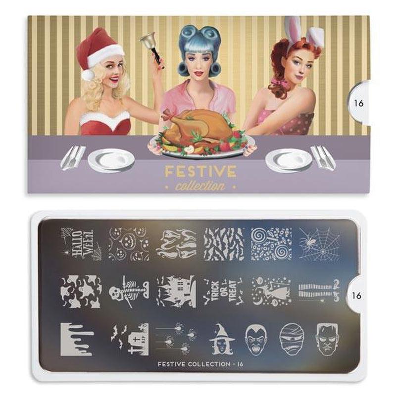 Festive 16-Stamping Nail Art Stencil-[stencil]-[manicure]-[image-plate]-MoYou London
