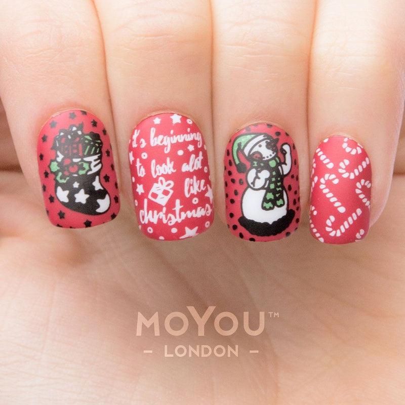 Festive 46-Stamping Nail Art Stencils-[stencil]-[manicure]-[image-plate]-MoYou London