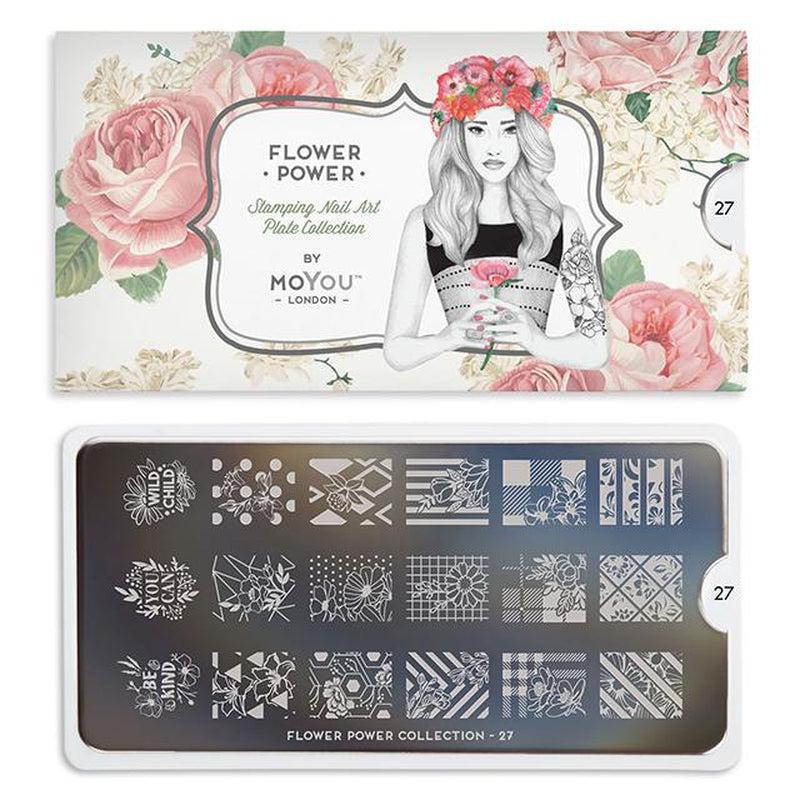 Flower Power 27-Stamping Nail Art Stencil-[stencil]-[manicure]-[image-plate]-MoYou London