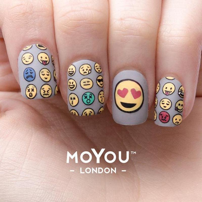 Geek 10-Stamping Nail Art Stencil-[stencil]-[manicure]-[image-plate]-MoYou London