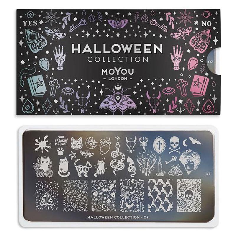 Halloween 07-Stamping Nail Art Stencil-[stencil]-[manicure]-[image-plate]-MoYou London
