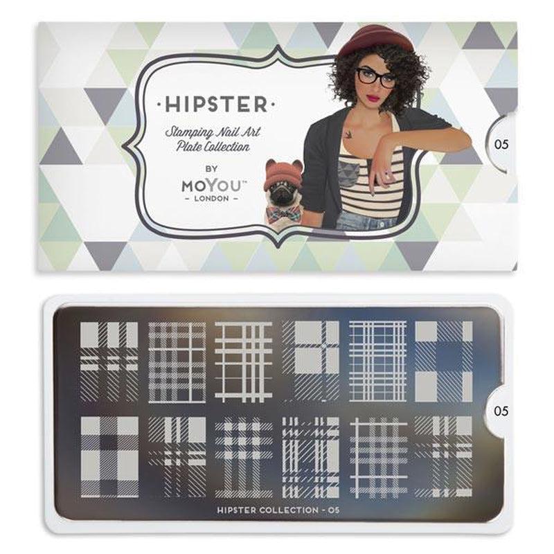 Hipster 05-Stamping Nail Art Stencil-[stencil]-[manicure]-[image-plate]-MoYou London