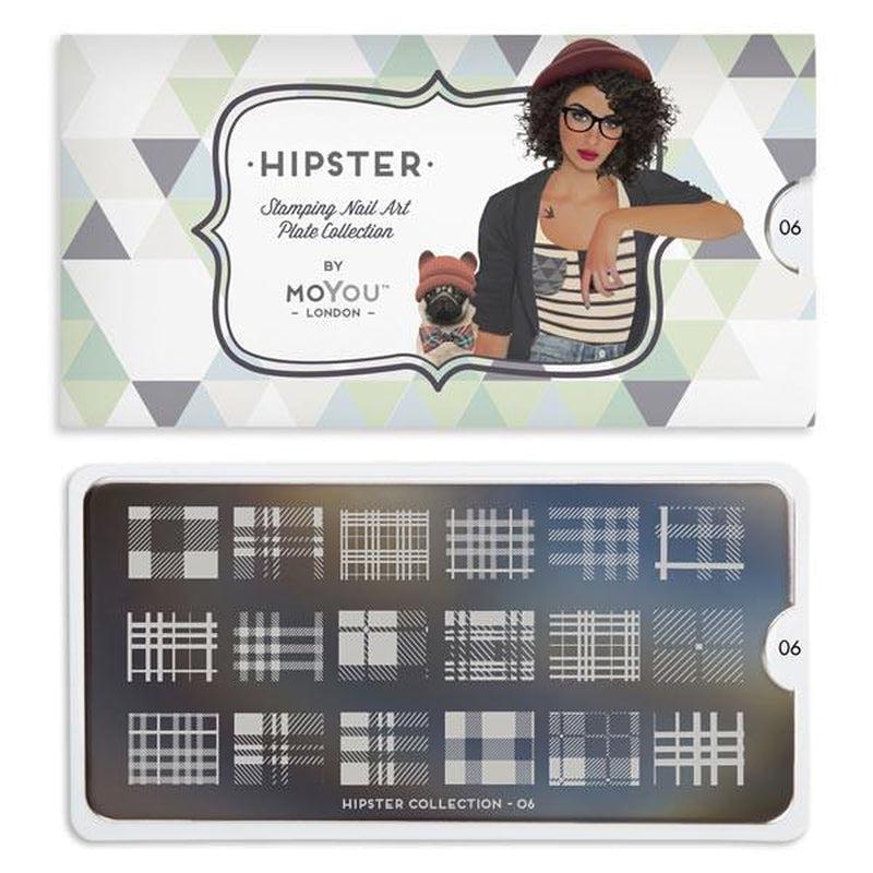 Hipster 06-Stamping Nail Art Stencil-[stencil]-[manicure]-[image-plate]-MoYou London
