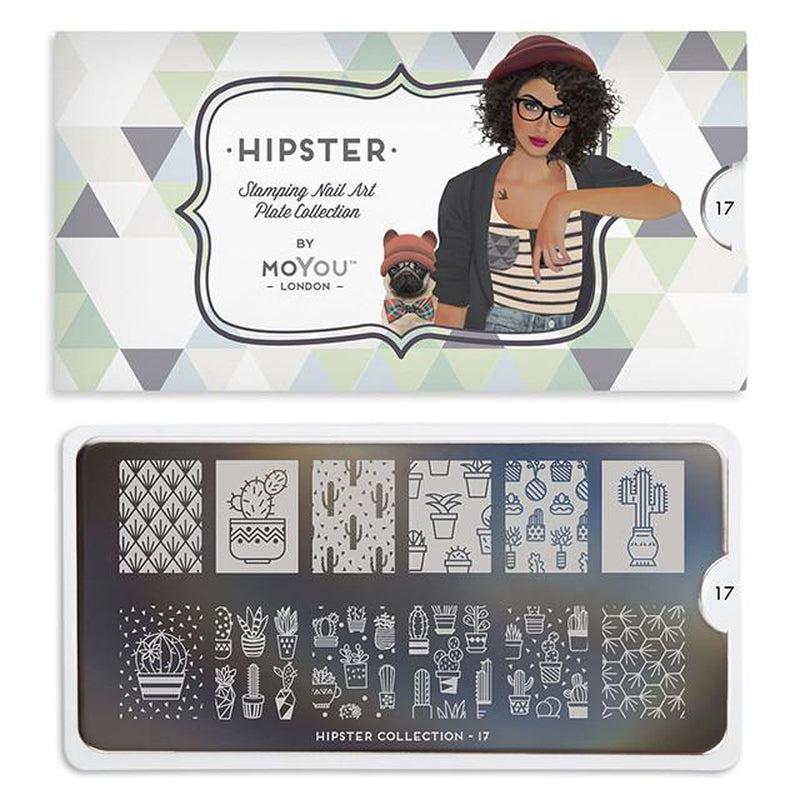 Hipster 17-Stamping Nail Art Stencil-[stencil]-[manicure]-[image-plate]-MoYou London