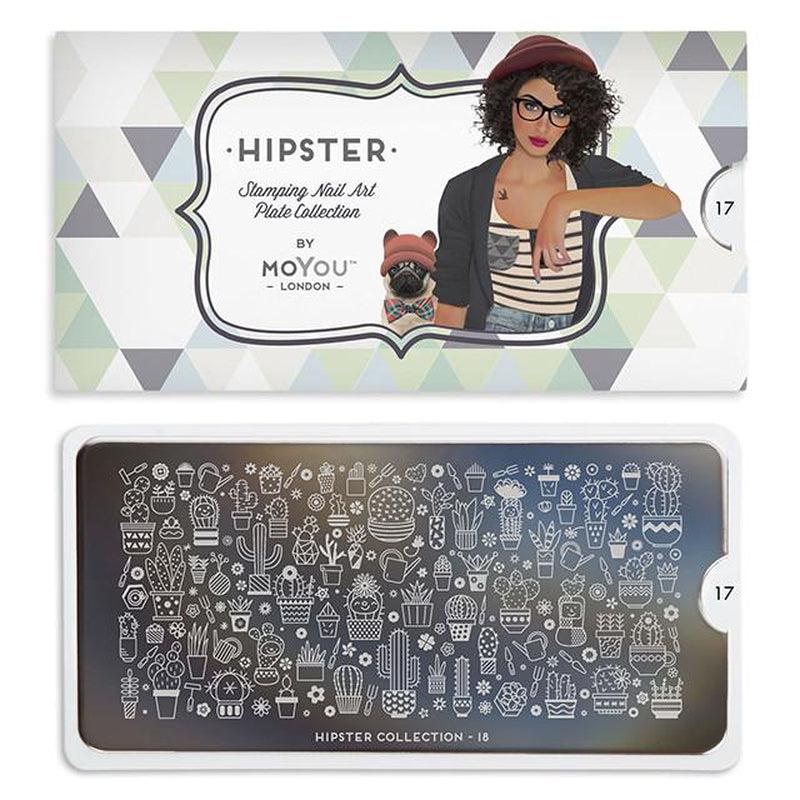 Hipster 18-Stamping Nail Art Stencil-[stencil]-[manicure]-[image-plate]-MoYou London