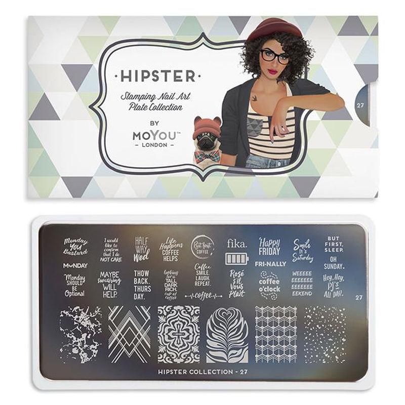 Hipster 27-Stamping Nail Art Stencil-[stencil]-[manicure]-[image-plate]-MoYou London