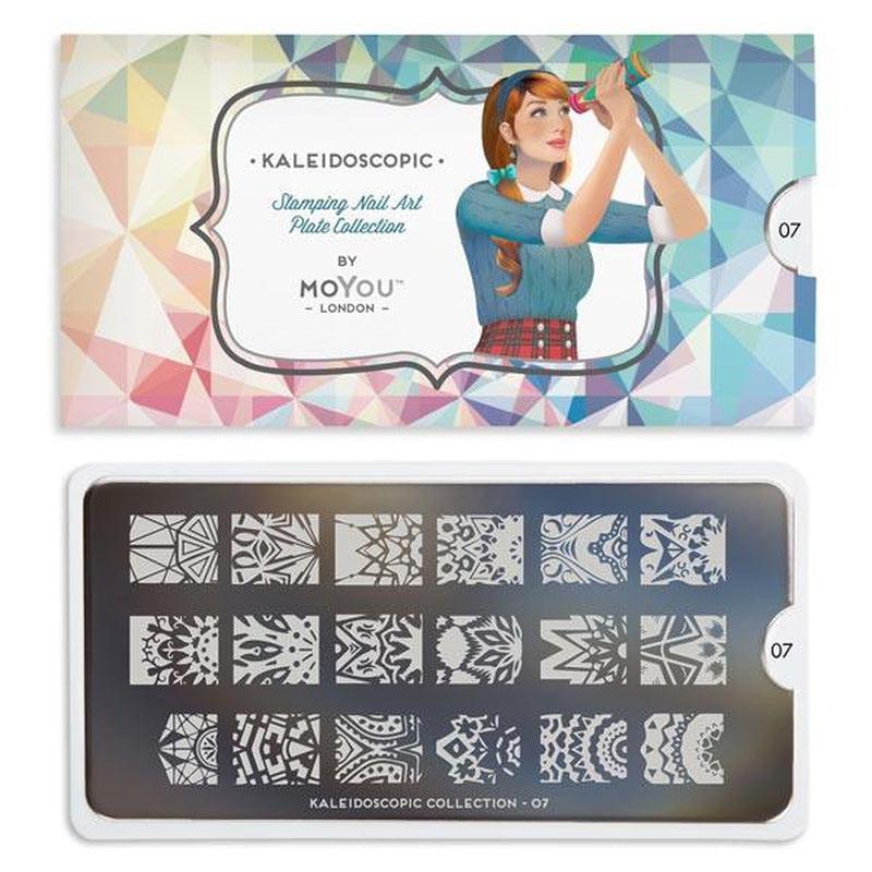 Kaleidoscope 07-Stamping Nail Art Stencil-[stencil]-[manicure]-[image-plate]-MoYou London